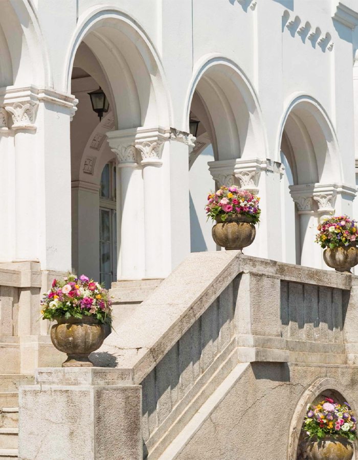 5 Wedding Venues in Serbia That Are Perfect For Your Editorial-Style Wedding 8 Veliko stepenište Dvorca Fantast u Bečeju.