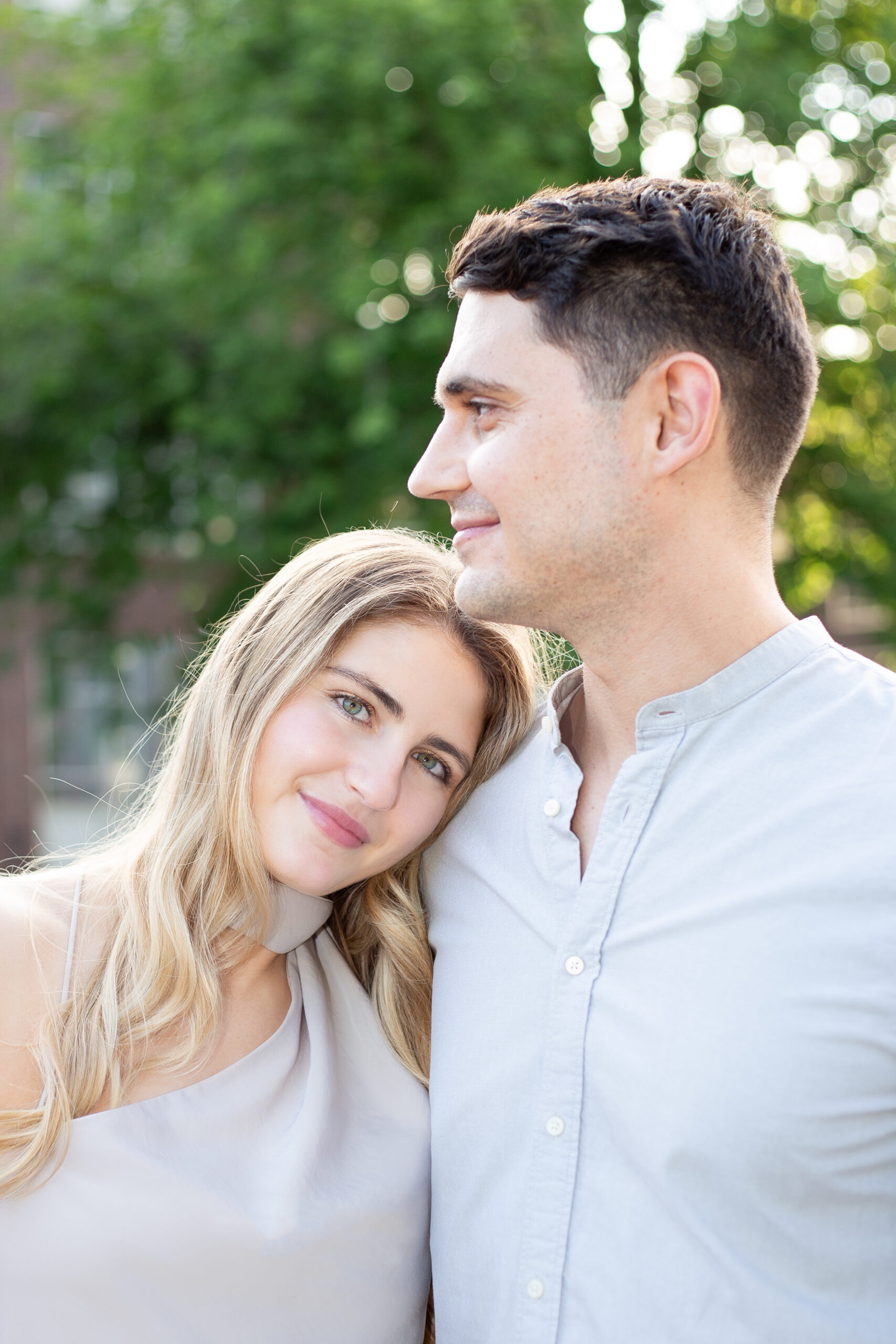 Couple Photoshoot in Amsterdam: A Romantic Escape Captured in Editorial Style 10 Portrait of an engaged couple in Amsterdam