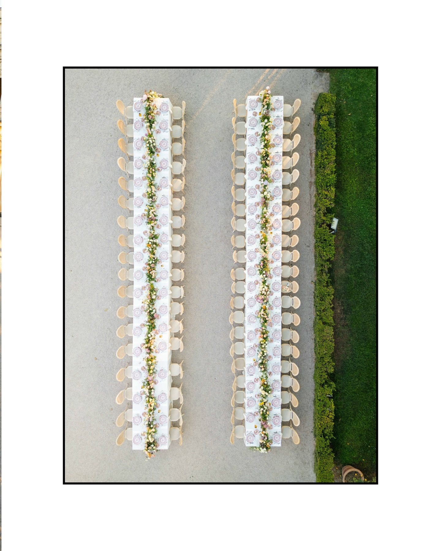 Table organization at Villa Aurelia wedding venue in Rome