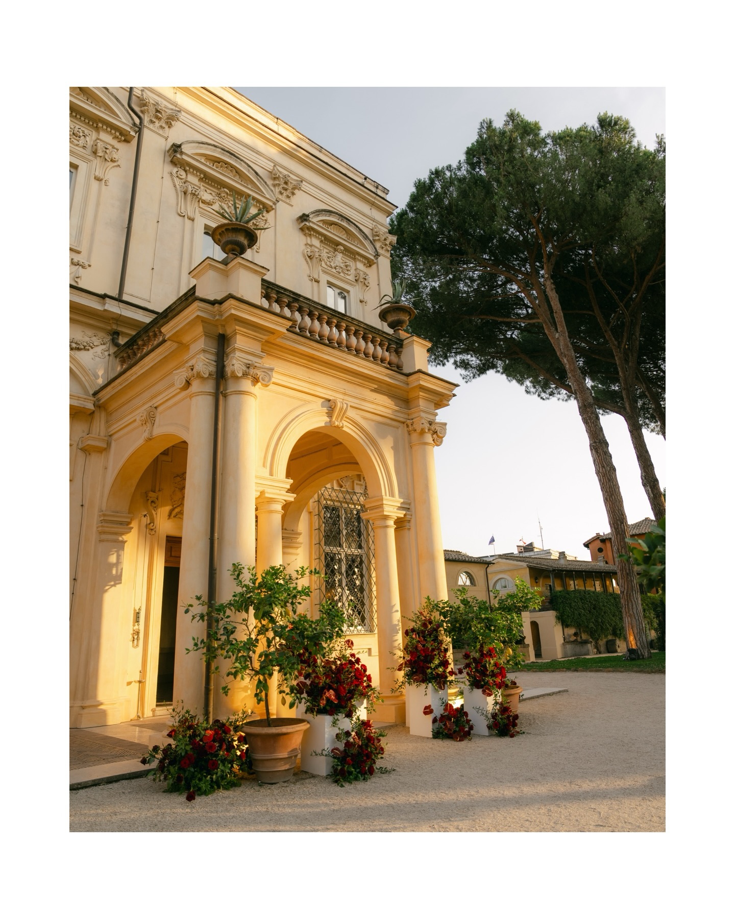 Entrance of Villa Aurelia in Rome